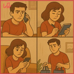 رفتارهای رایج مردان و زنان هنگام دلتنگی