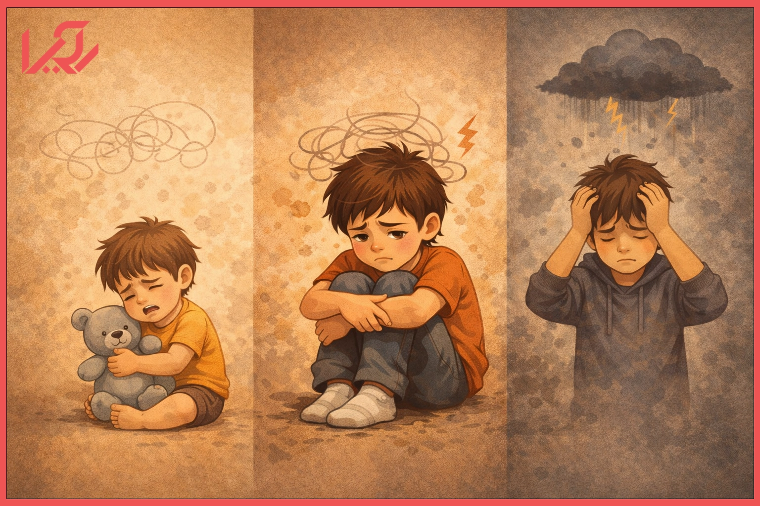 تفاوت استرس در کودکان پیش‌دبستانی، دبستانی و نوجوانان