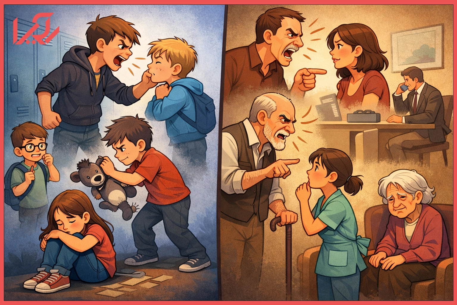 شناخت انواع خشونت در سنین مختلف